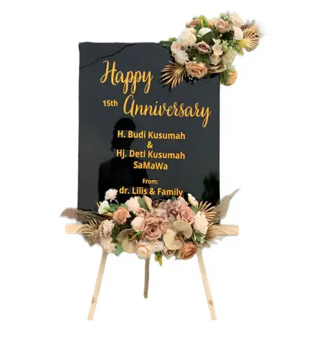 Papan Bunga Akrilik Kunti